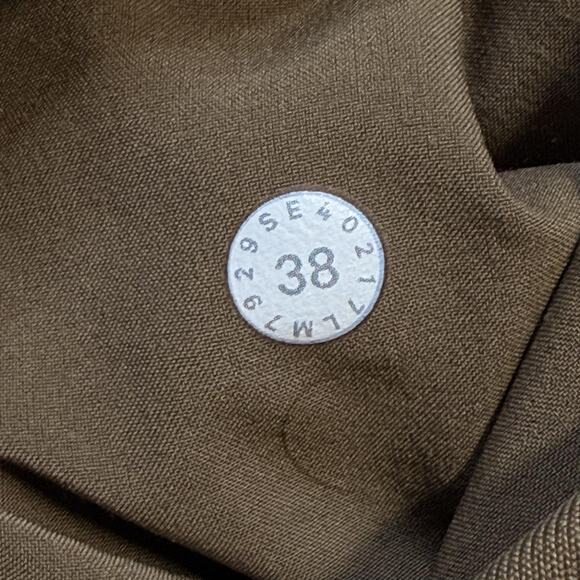 Lululemon Commission Short Mens 38 Brown Khaki Chino Golf Warpstreme Stretch - Picture 5 of 11